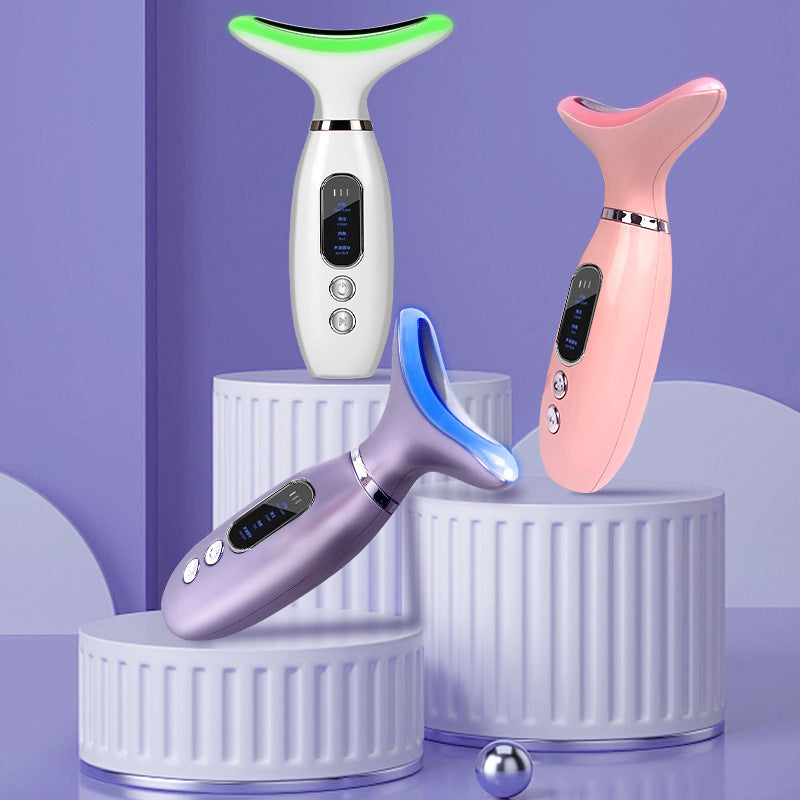 ネック&フェイス美顔器 – EMSリフトアップマッサージャー