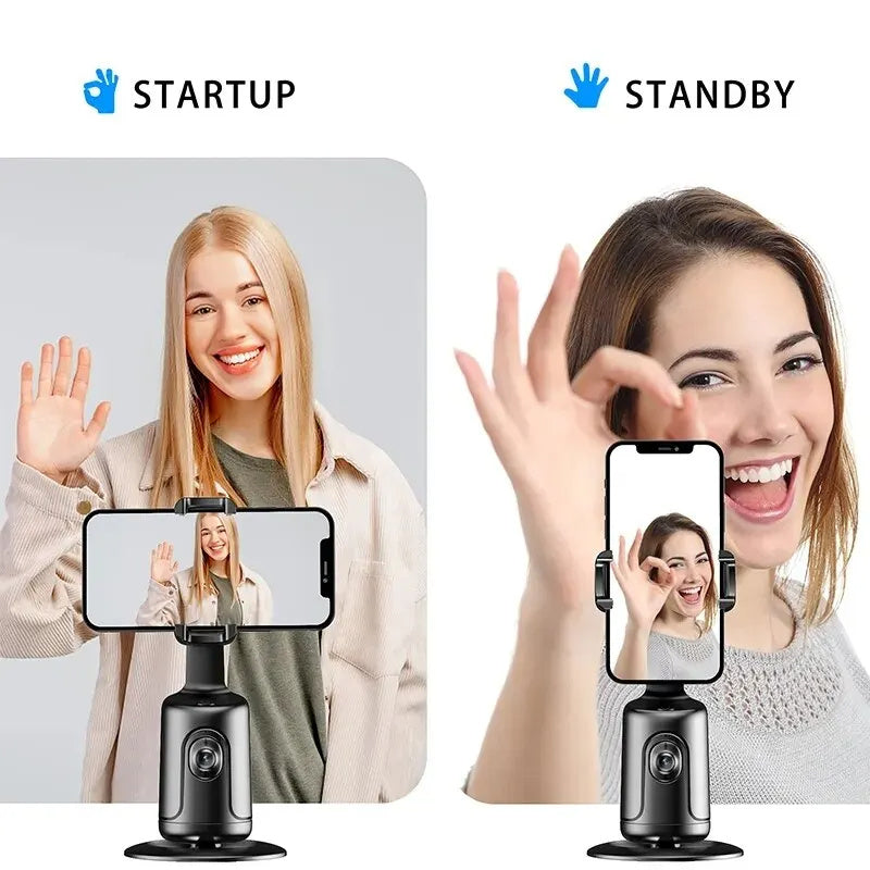 360°自動顔追跡スマートジンバル|スマホ用AI顔認識ホルダー&三脚
360 Auto Face Tracking Gimbal AI Smart Gimbal Face Tracking Auto Phone Holder For Smartphone Video Vlog Live Stabilizer Tripod
